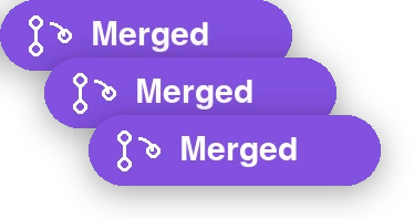 Three merged pull requests